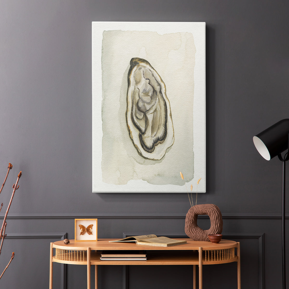 Soft Half Shell II - Canvas Art Print