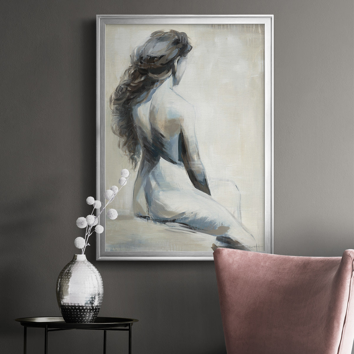 Song on the Wind - Modern Framed Canvas Print