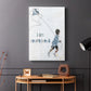 Boy Flying Kite - Canvas Art Print