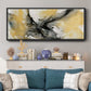 Golden Harmony - Floater Framed Canvas Print