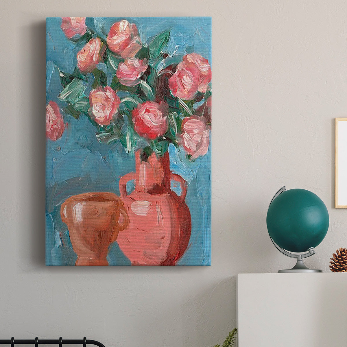 Rosa Blooms I - Canvas Art Print