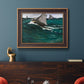 The Green Wave - Ornate Framed Canvas Print