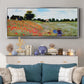 Wild Poppies Near Argenteuil, 1873 - Floater Framed Canvas Print