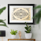 Antique French Label II - Modern Framed Art Print