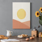 Simple Boho Sun I Premium Gallery Wrapped Canvas - Ready to Hang