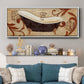 Renaissance Bath I - Floater Framed Canvas Print