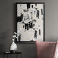 Tiles & Texture Abstract Angles V - Modern Framed Canvas Print