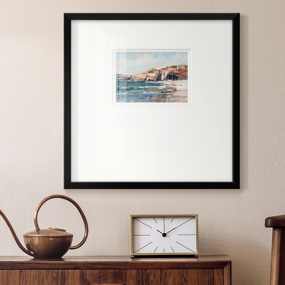 Sea Cliff Study II Premium Framed Print Double Matboard