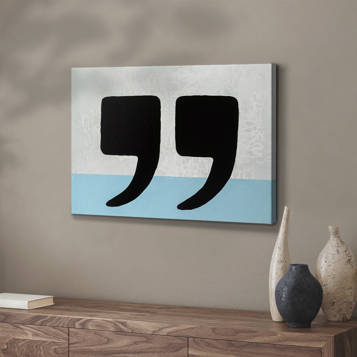 He Said She Said - Canvas Art Print