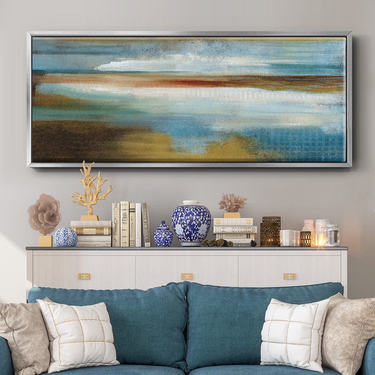 Strawberry Fields - Floater Framed Canvas Print