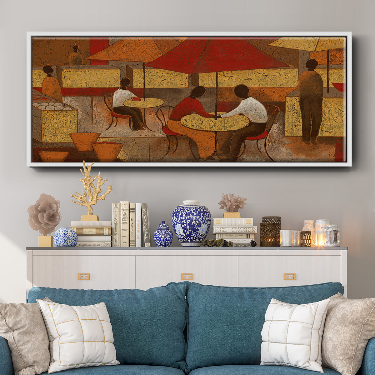 Lasting Memory I - Floater Framed Canvas Print