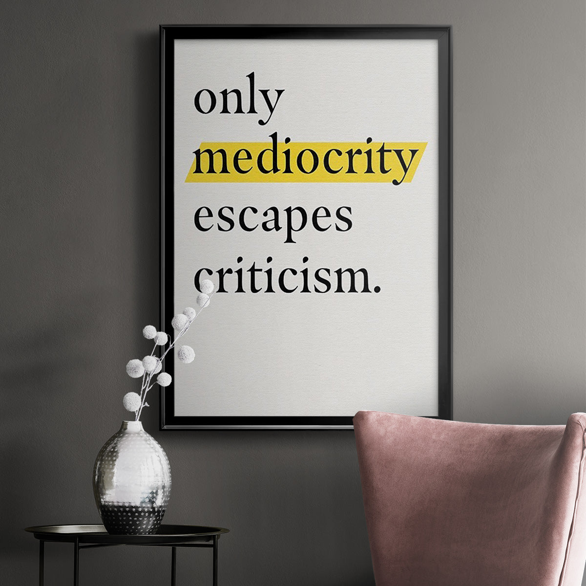 Bro-Inspo II - Modern Framed Canvas Print