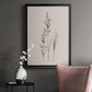 Delicate Stems I - Modern Framed Canvas Print