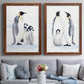 Emperor Penguins I - Premium Framed Canvas 2 Piece Set - Ready to Hang