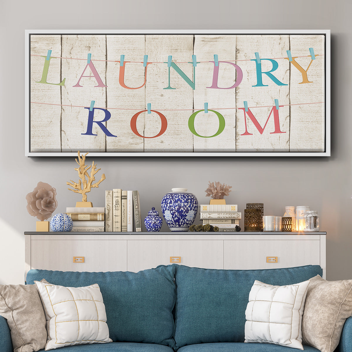 Cloisonne Butterfly - Floater Framed Canvas Print