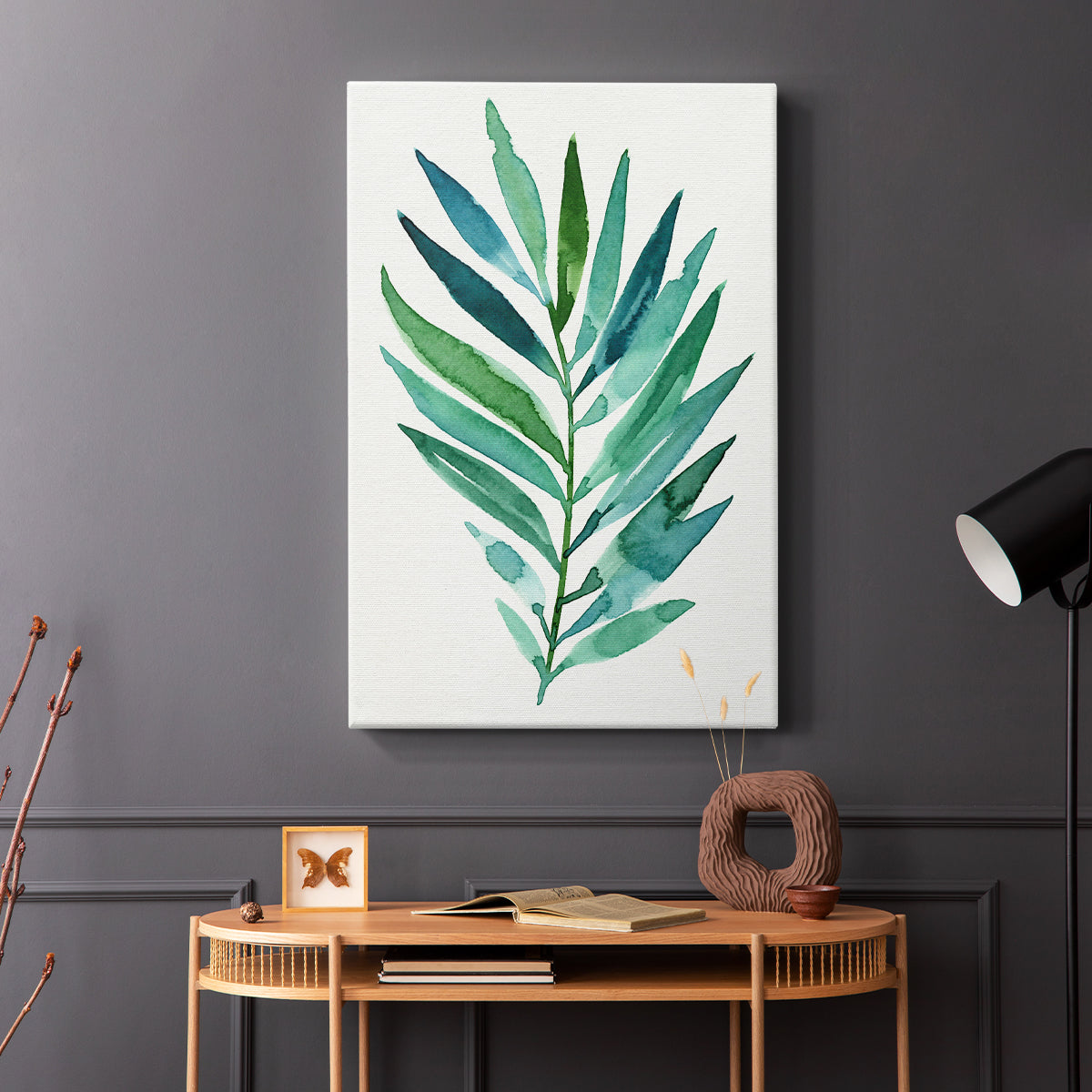 Palm Frond Flow I - Canvas Art Print