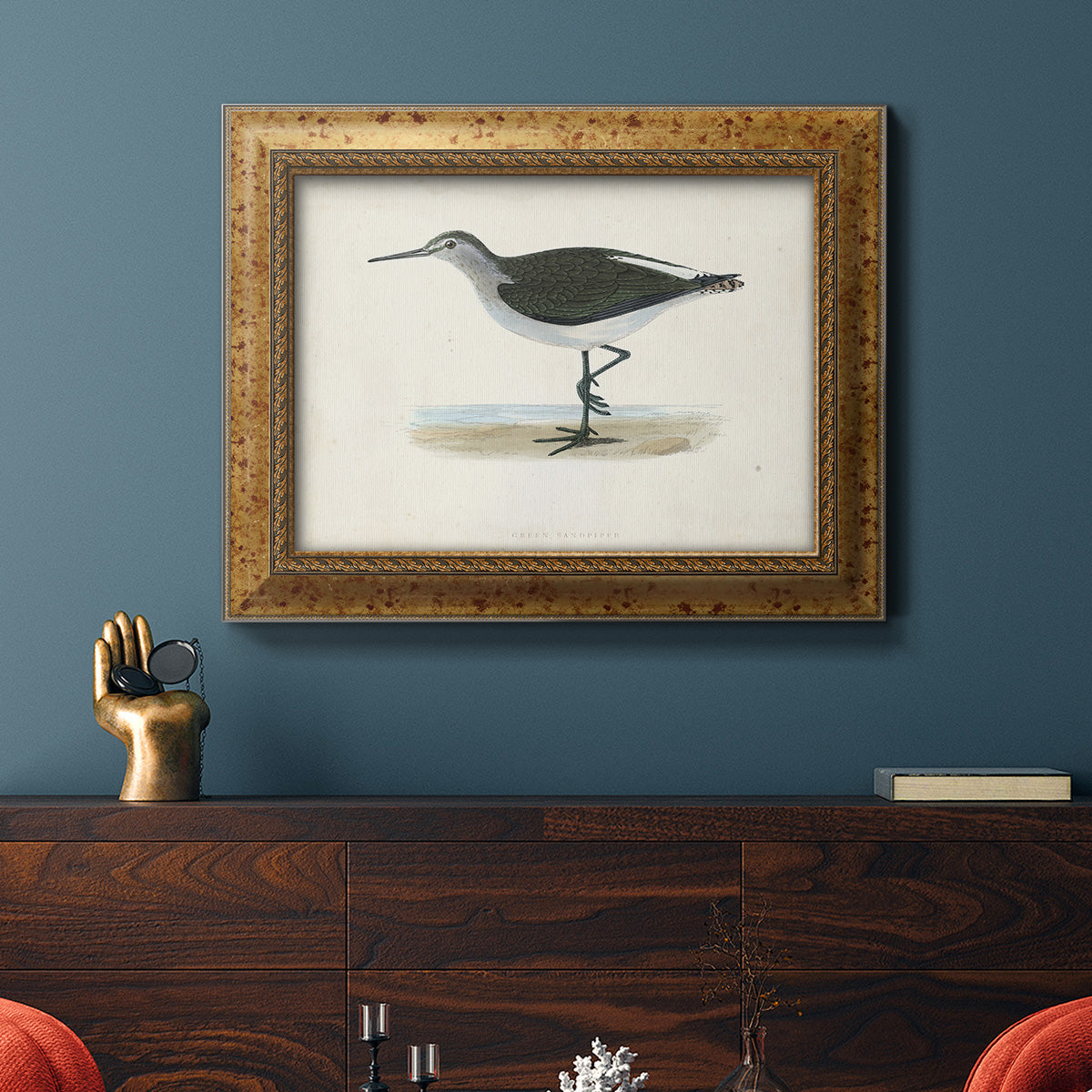 Morris Sandpipers VI Premium Framed Canvas- Ready to Hang