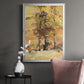 Fall Foliage Watercolor I - Modern Framed Canvas Print