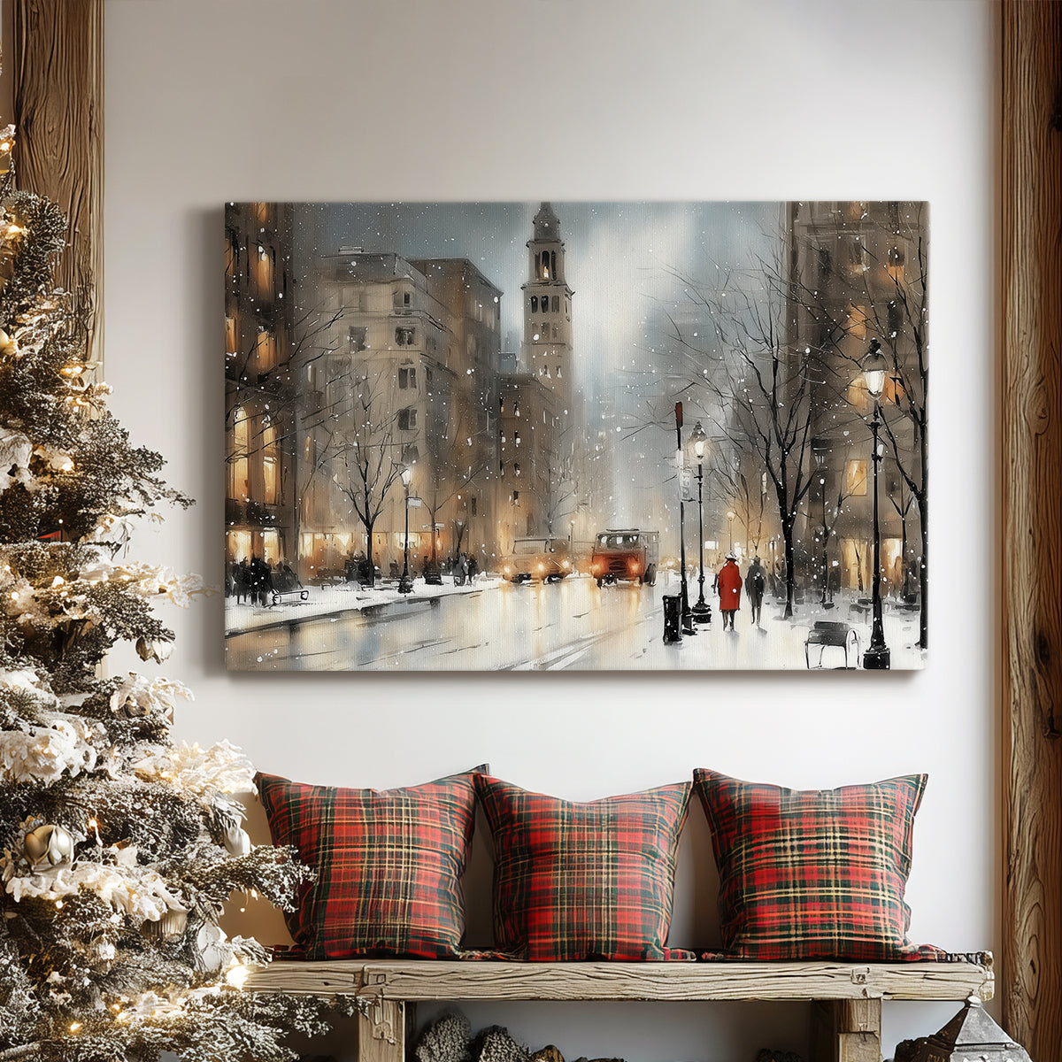 Honeyed Mistletoe at Dawn - Canvas Art Print