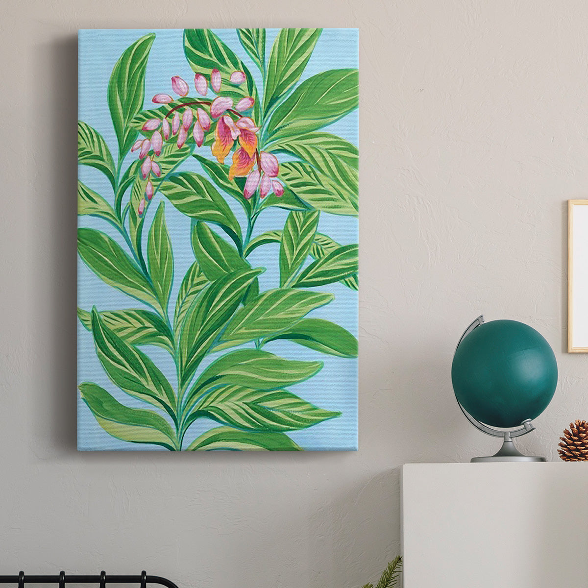 Tropical Shell Ginger I Premium Gallery Wrapped Canvas - Ready to Hang