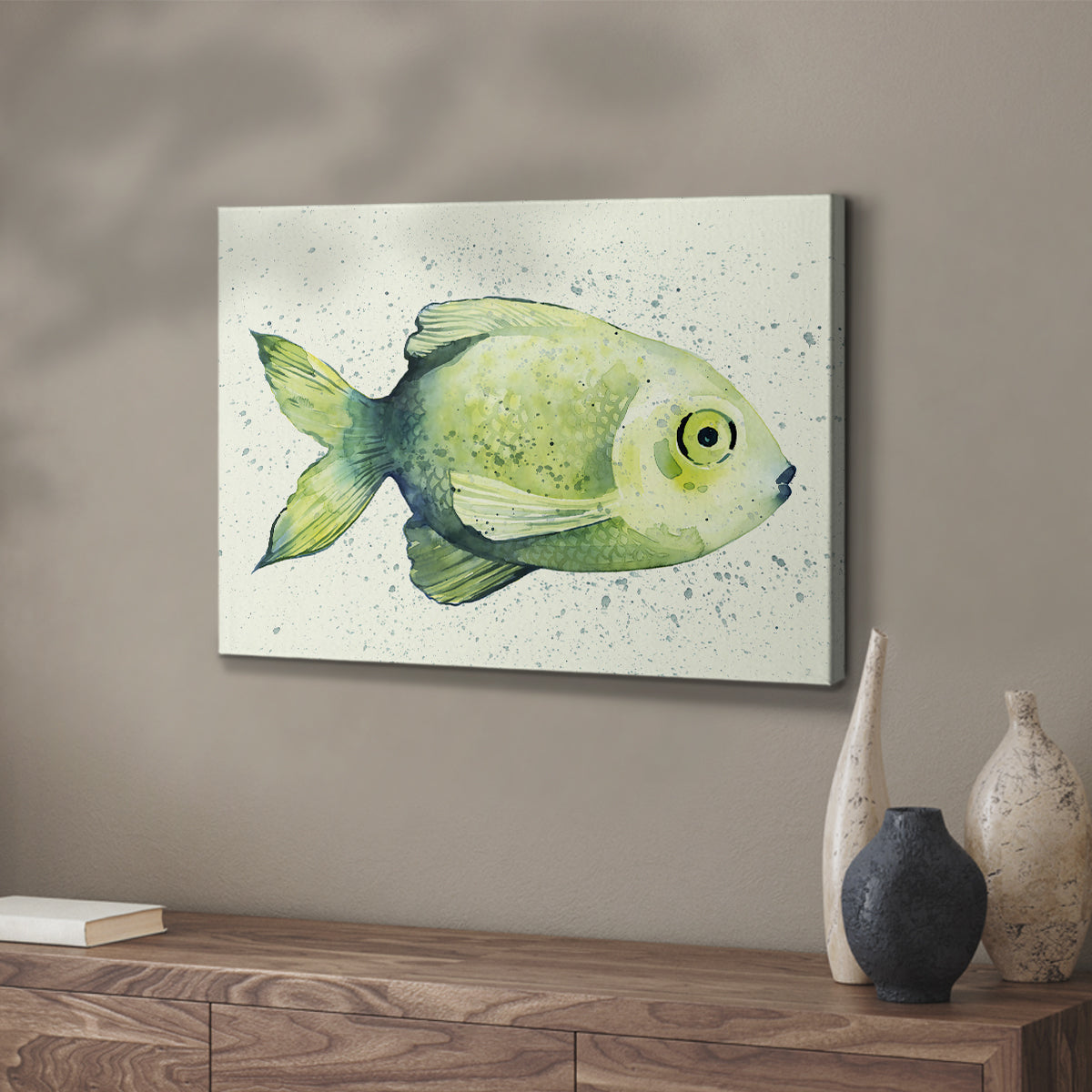 Speckled Freshwater Fish II - Canvas Art Print