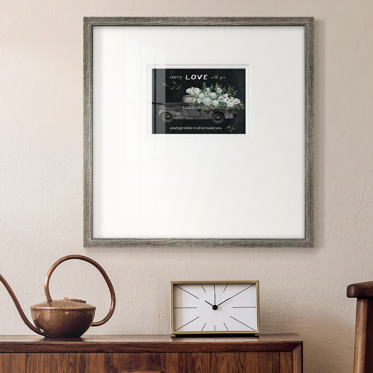 Carry Love Premium Framed Print Double Matboard