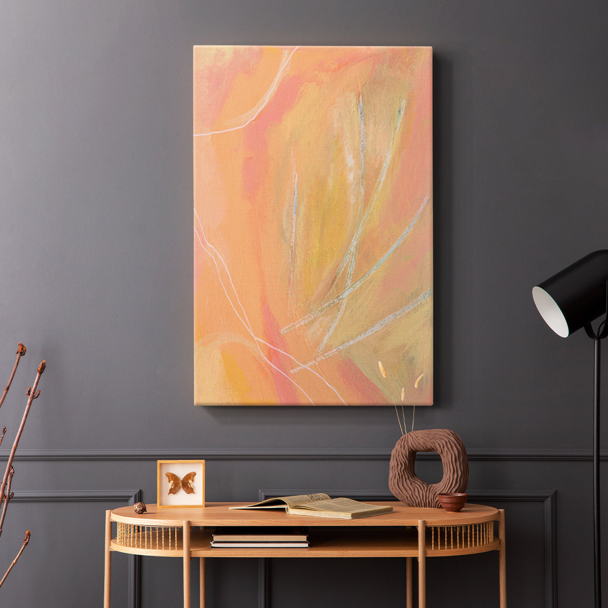 Peach Bliss II - Canvas Art Print