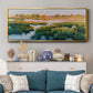 Marshland View II - Floater Framed Canvas Print