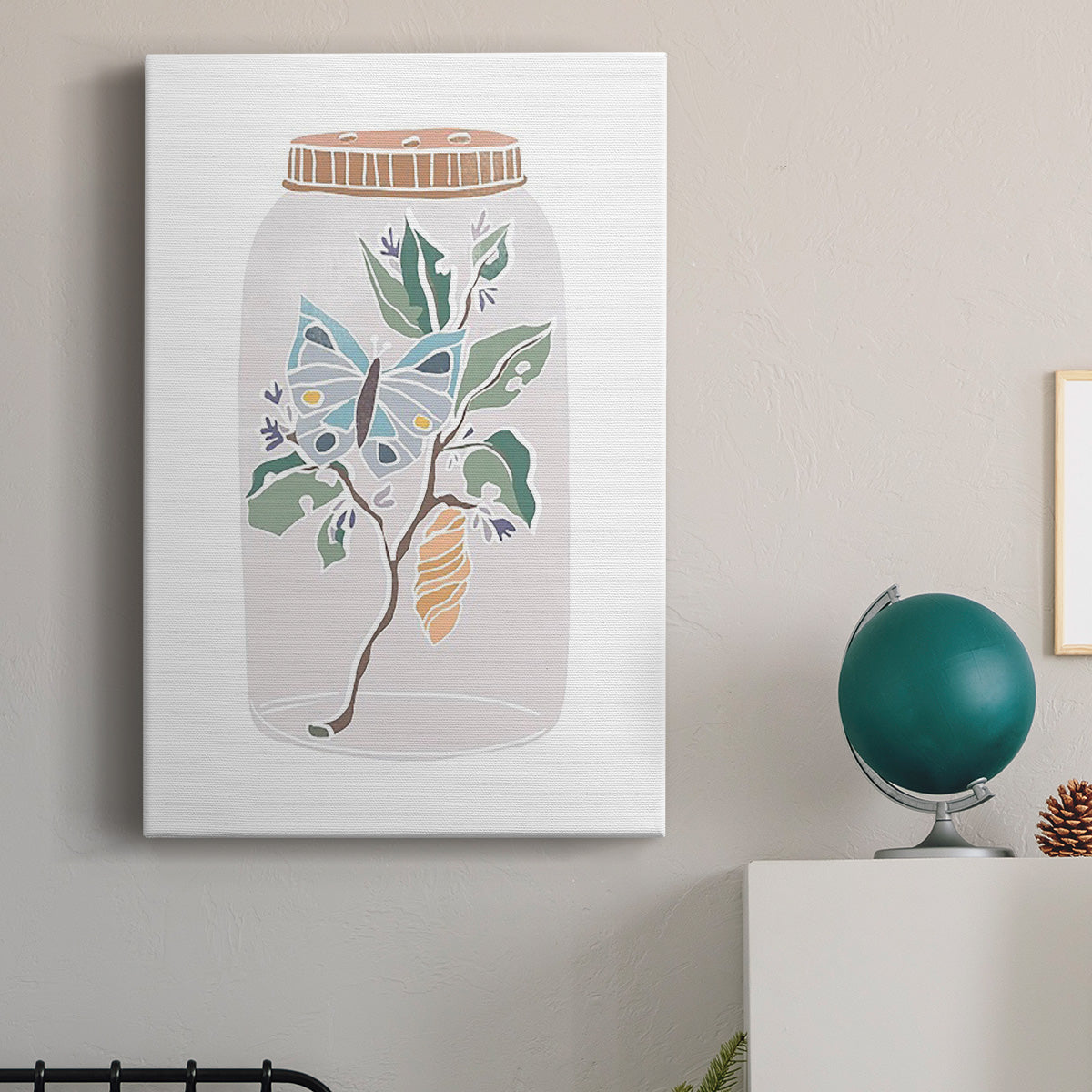 Nature Jar II Premium Gallery Wrapped Canvas - Ready to Hang