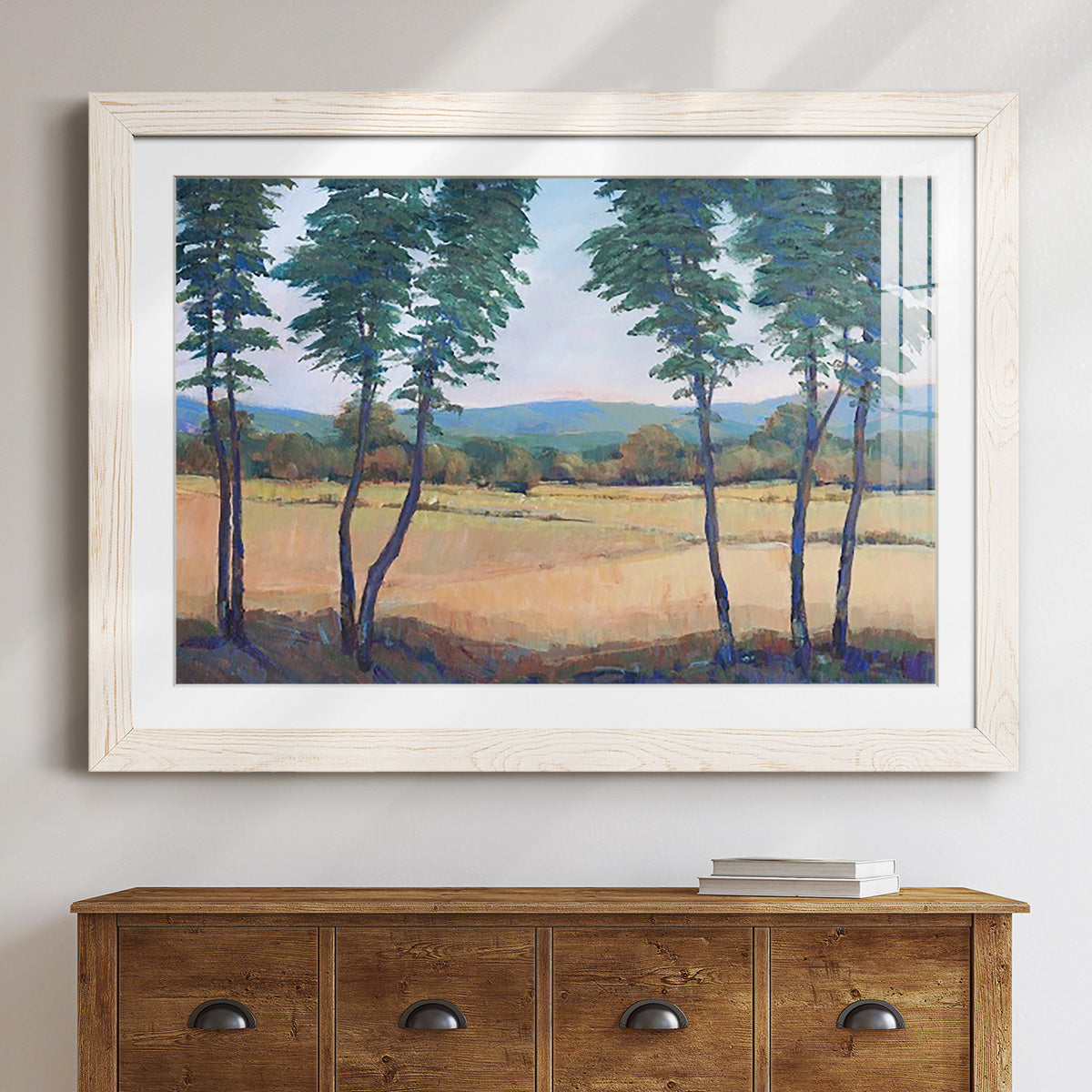 Still Morning II - Barnwood Framed Art Print