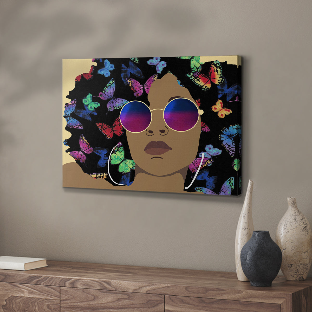 Butterfly Diva I - Canvas Art Print