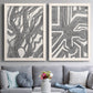 Dots and Dashes I - Premium Framed Canvas 2 Piece Set - Ready to Hang