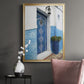 Morocco Door - Modern Framed Canvas Print