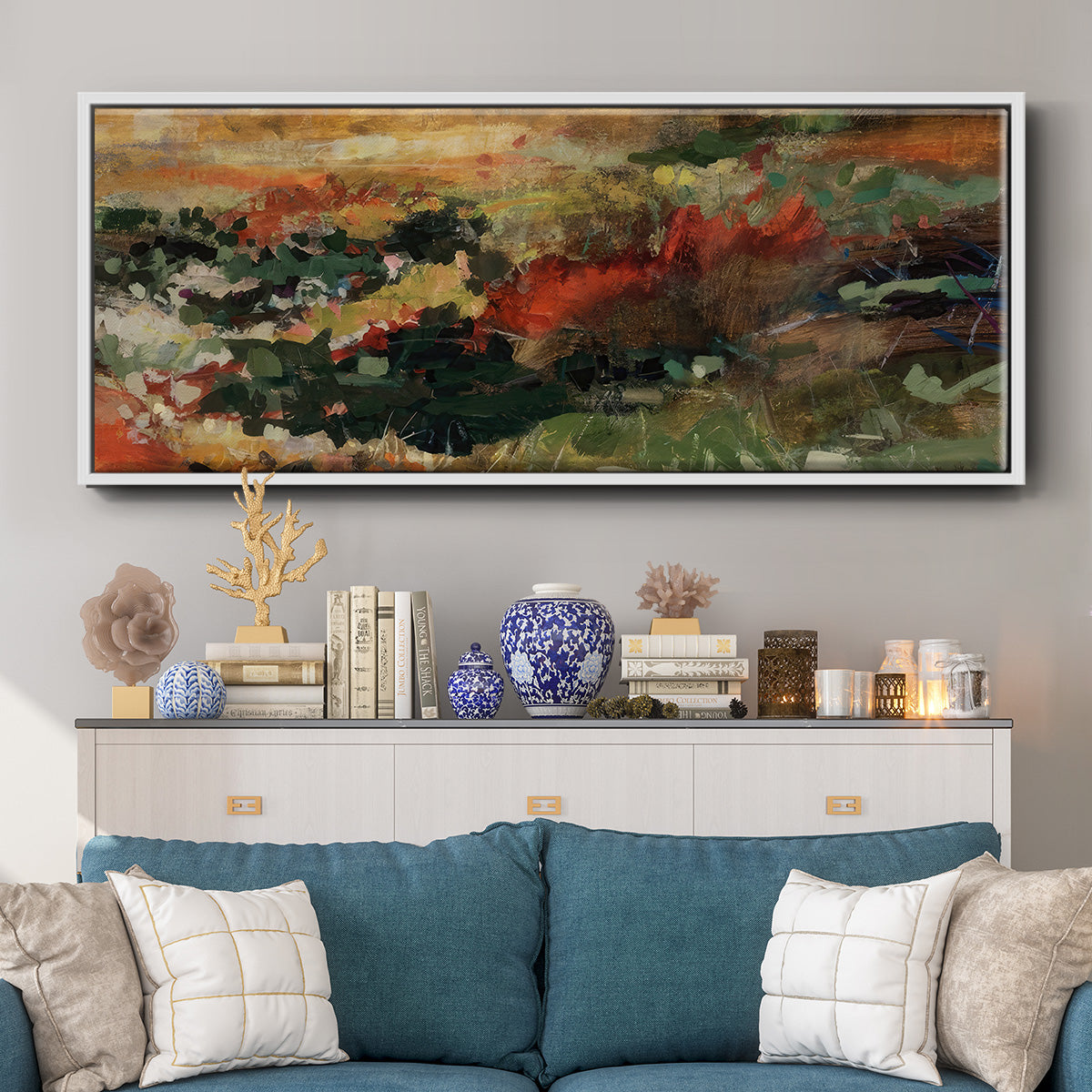 Out in Nature  - Floater Framed Canvas Print