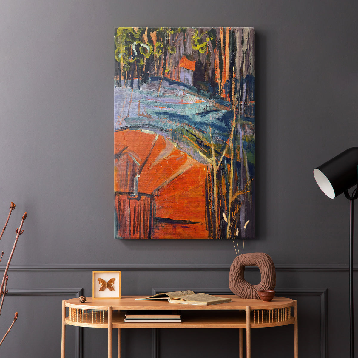 Cadmium Winter Solstice IV - Canvas Art Print