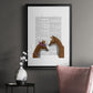 Fox Lovers - Modern Framed Canvas Print