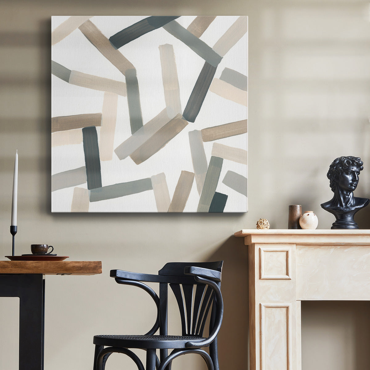 Matchstick Jumble III - Canvas Art Print
