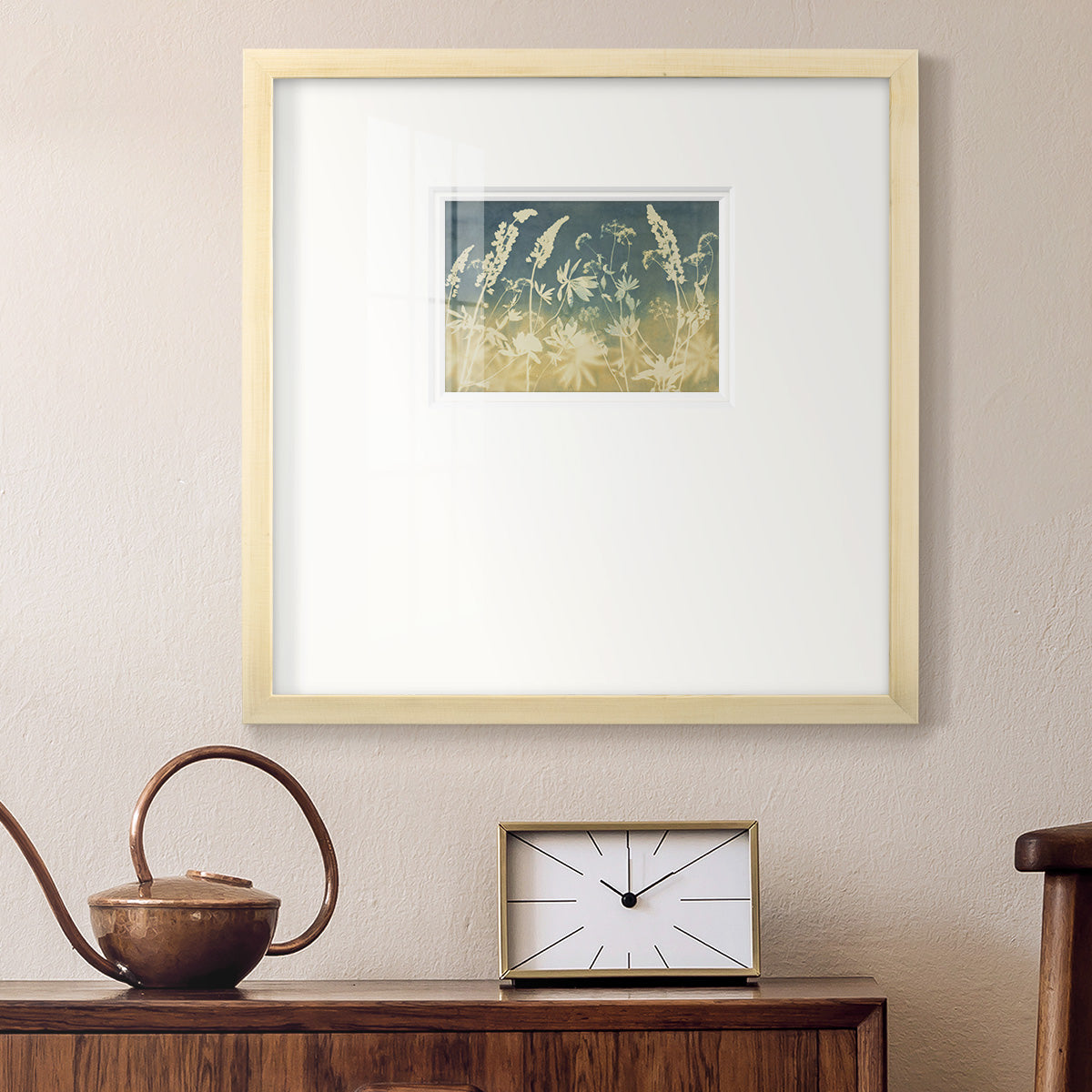 Solstice Lupine- Premium Framed Print Double Matboard