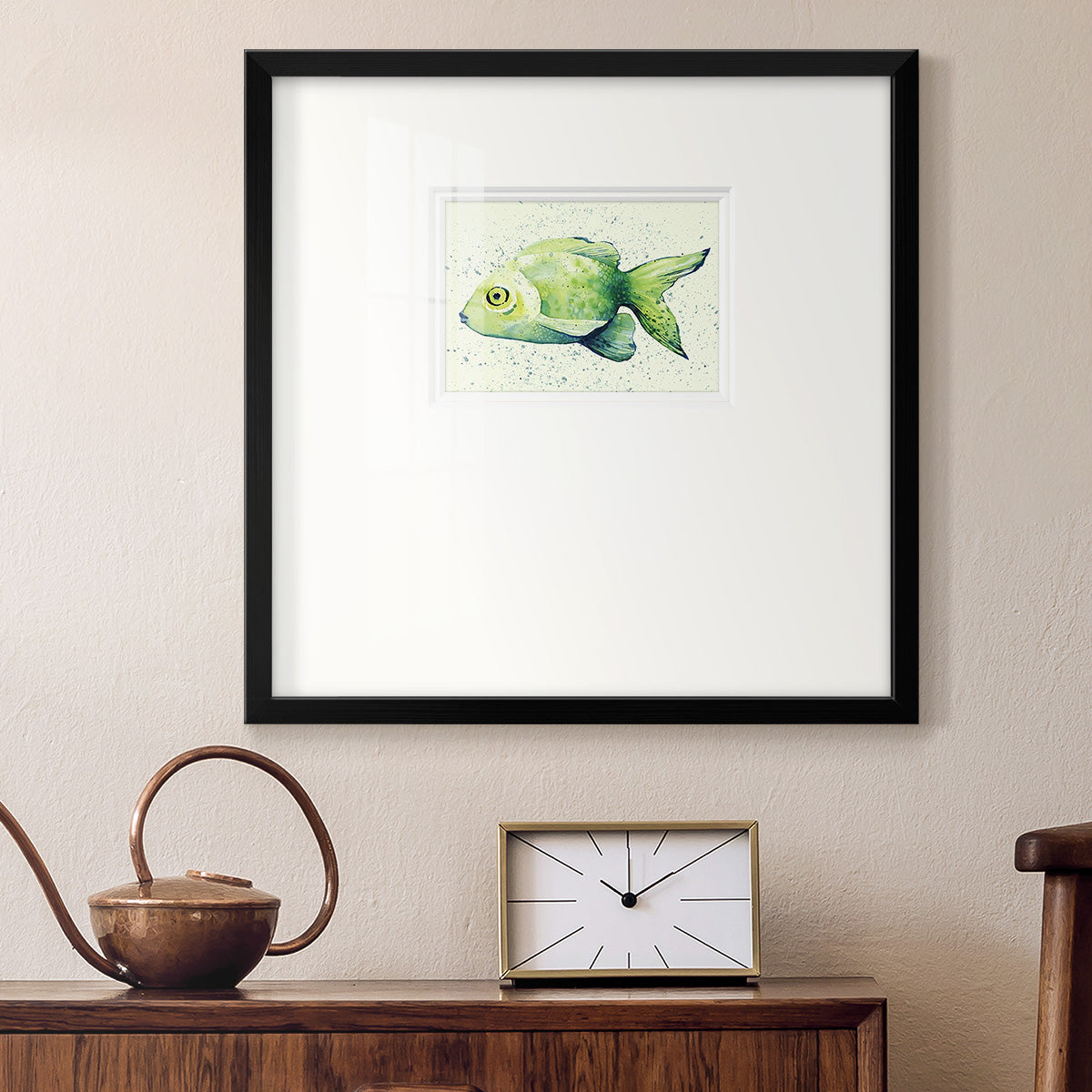 Speckled Freshwater Fish I Premium Framed Print Double Matboard