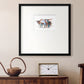 Modern Longhorns II Premium Framed Print Double Matboard