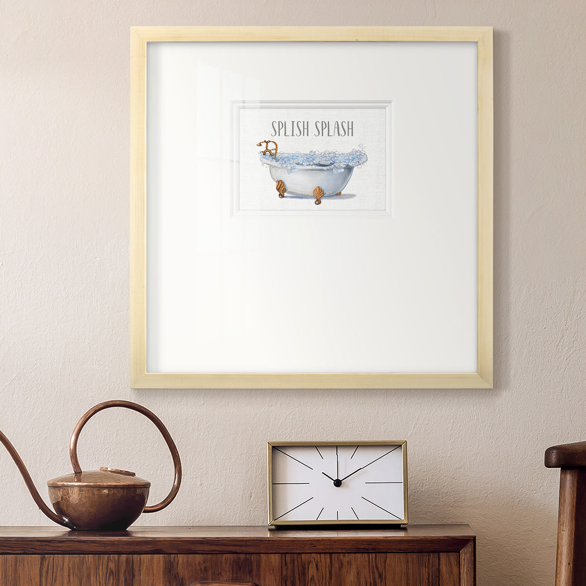 Splish Splash Premium Framed Print Double Matboard