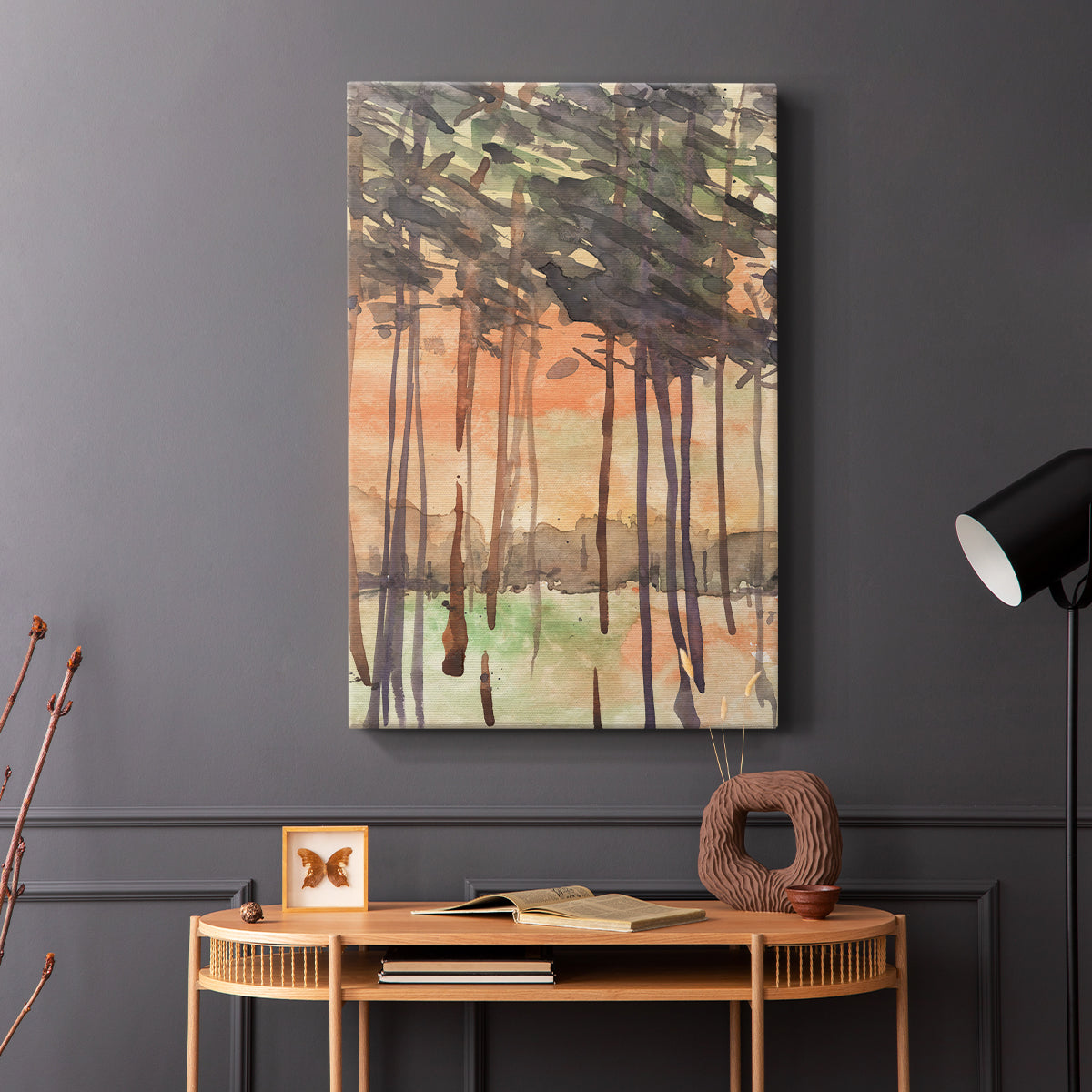 Between the Trees I - Canvas Art Print