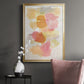 Warm Petals II - Modern Framed Canvas Print