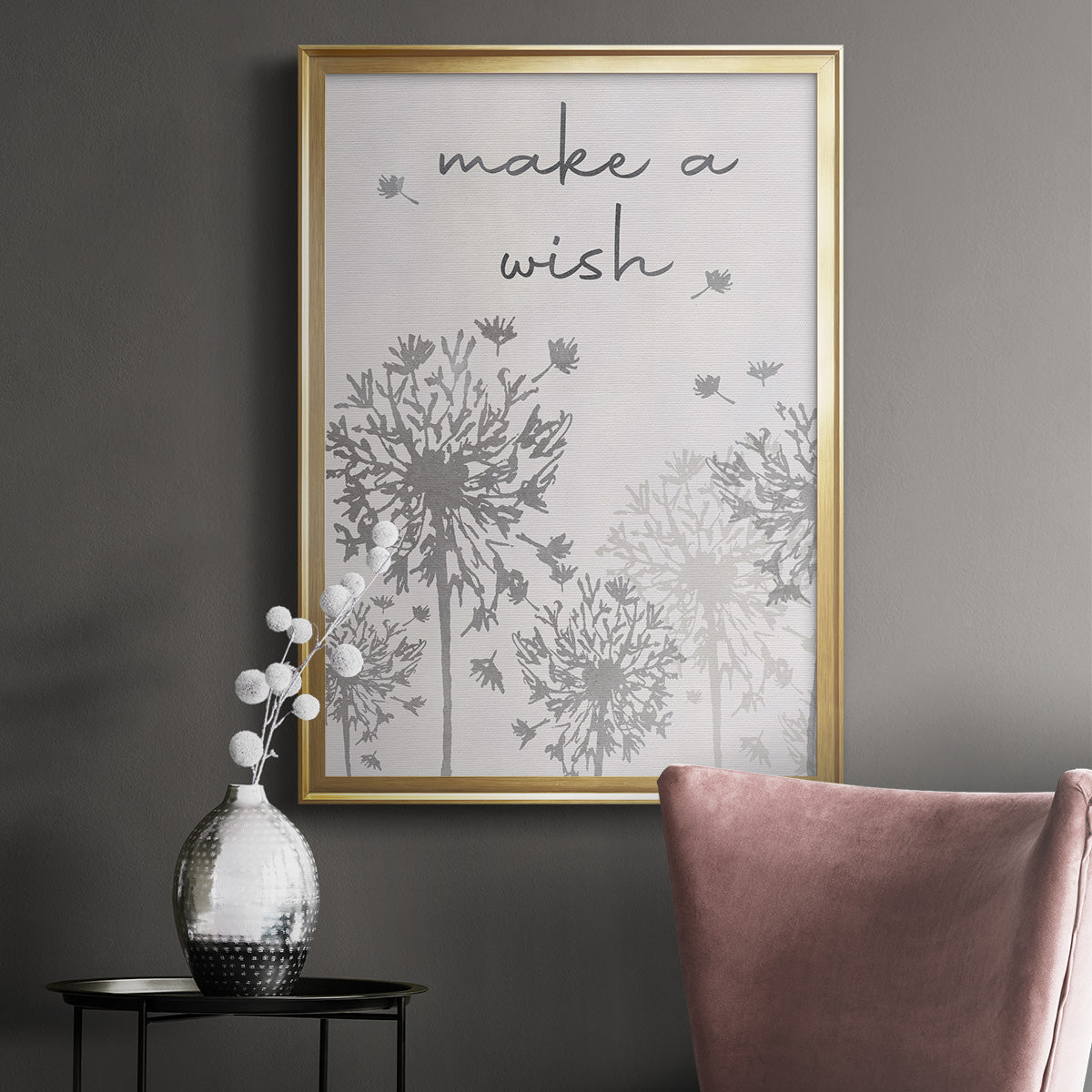 Make A Wish - Modern Framed Canvas Print