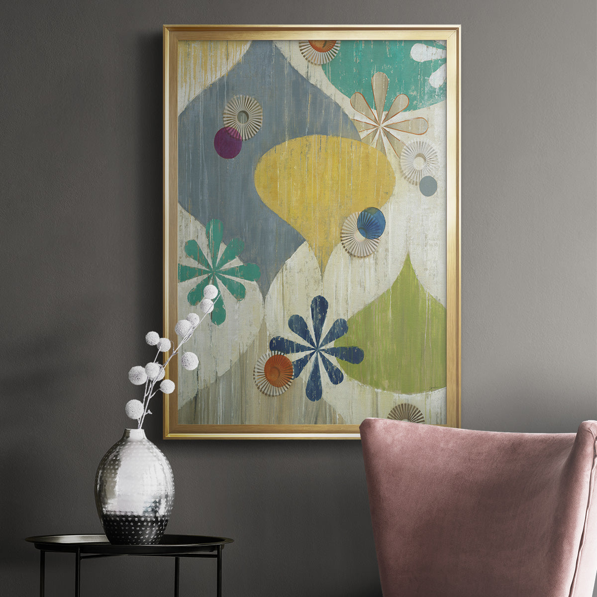 Asterisk - Modern Framed Canvas Print