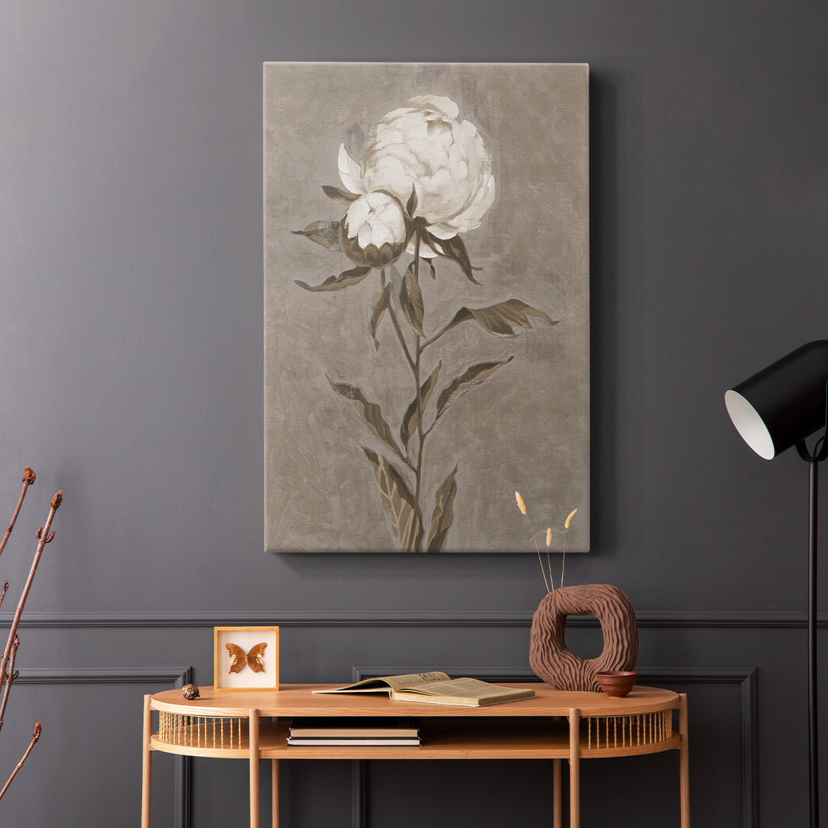 Pretty As A Peony II - Canvas Art Print