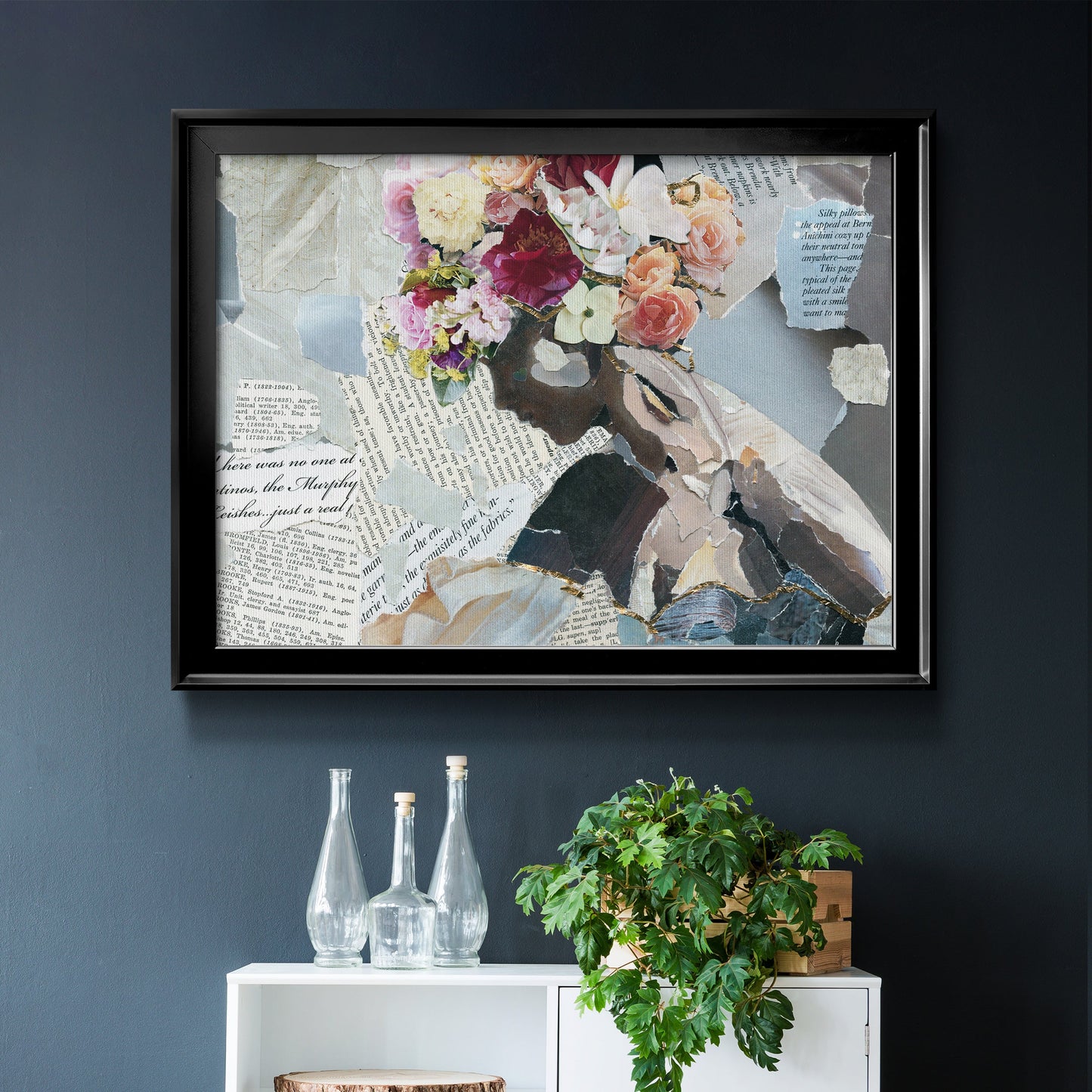 Contemplation II - Modern Framed Canvas Print