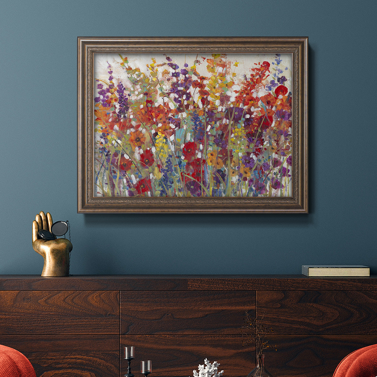 Variety of Flowers II Premium Framed Canvas- Ready to Hang