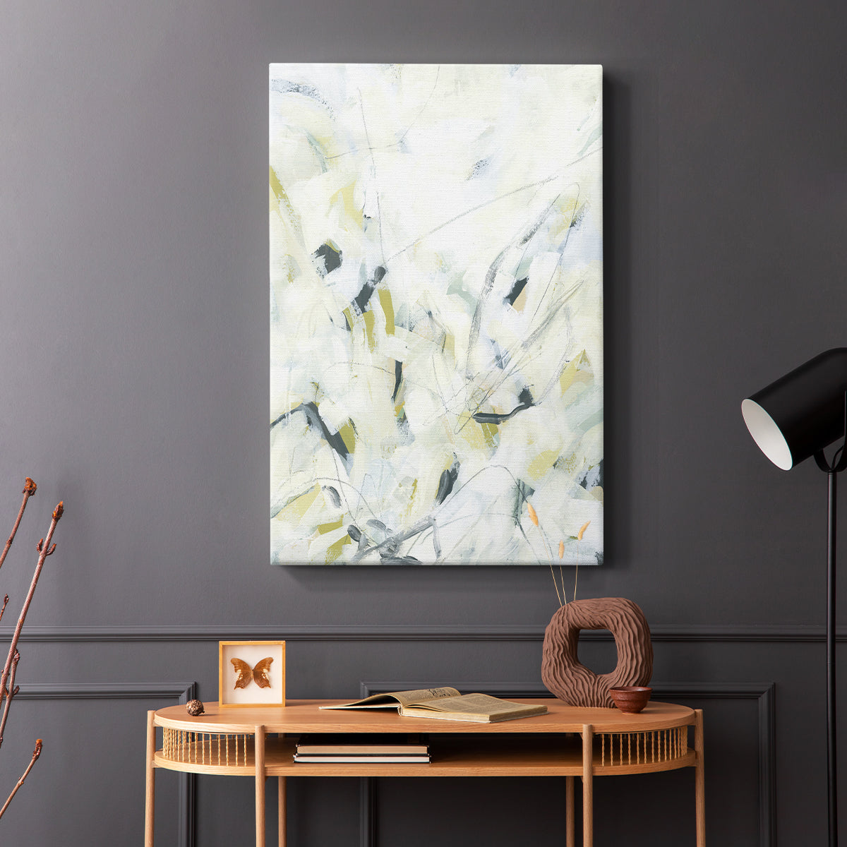 Ice Scribe I - Canvas Art Print