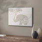 Floral Elephant - Canvas Art Print